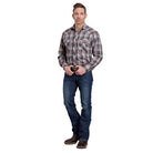 Men's Roper Long Sleeve Plaid Western Snap Shirt