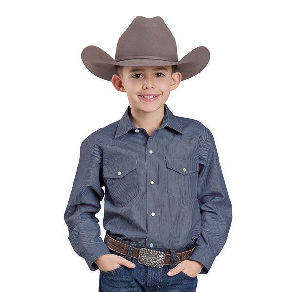 Boy's Roper Long Sleeve Western Shirt