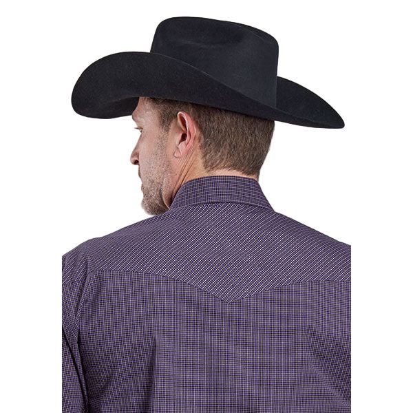 Men's Roper Long Sleeve Amarillo Plaid Snap Shirt