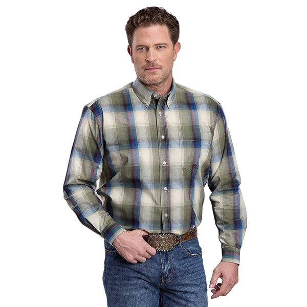 Men's Roper Long Sleeve Amarillo Plaid Button Down Shirt 03-001-0379-1057