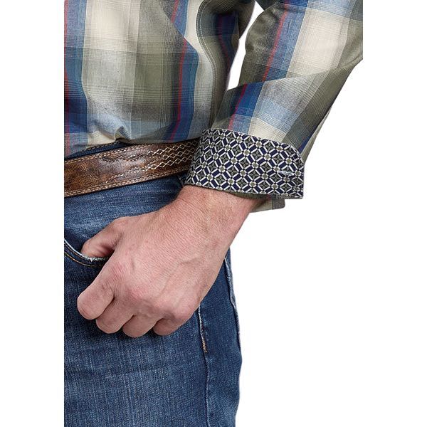 Men's Roper Long Sleeve Amarillo Plaid Button Down Shirt 03-001-0379-1057
