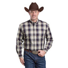 Men's Roper Long Sleeve Amarillo Plaid 1 Pocket Button Up Shirt