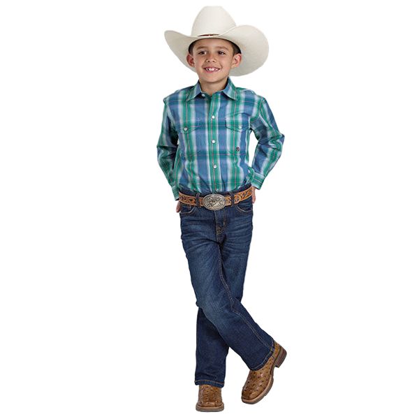 Boy's Roper Amarillo Collection Long Sleeve Shirt 03-030-0278-3017