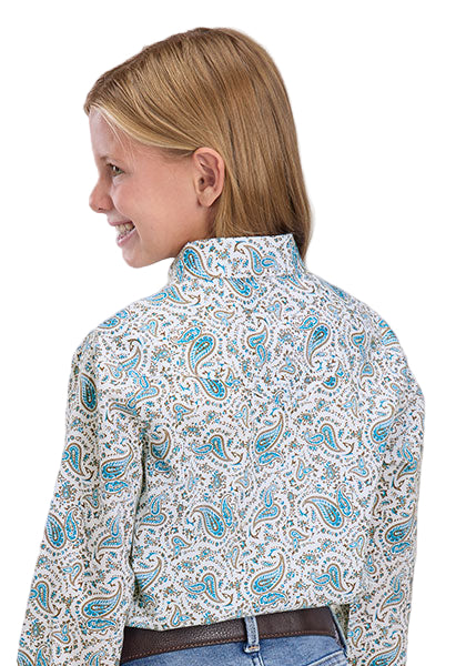 Girl's Long Sleeve Performance All Over Print Shirt 03-080-0064-0474