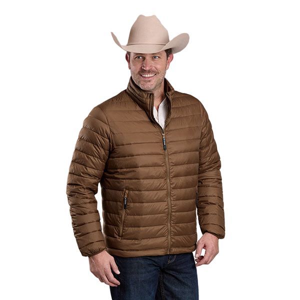 Men's Roper Brown Lightweight Parachute Nylon Jacket