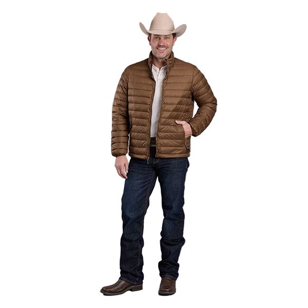 Men's Roper Brown Lightweight Parachute Nylon Jacket