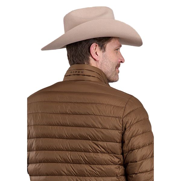 Men's Roper Brown Lightweight Parachute Nylon Jacket