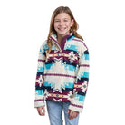 Girl's Roper Aztec Fleece Pullover