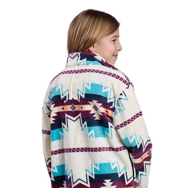 Girl's Roper Aztec Fleece Pullover