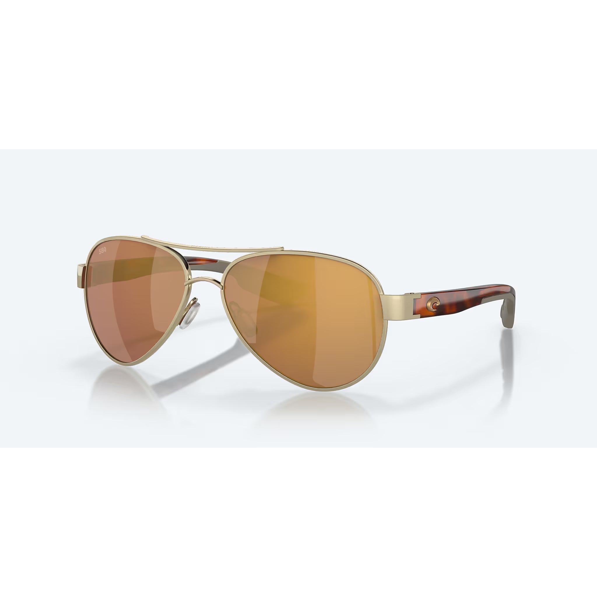 Costa Loreto Brushed Gold with Gold Polarized Lenses 06S4006-9825