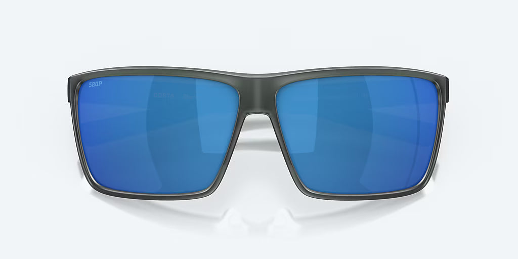 Costa Rincon Matte Smoke Crystal with Blue Polarized Lenses 06S9018