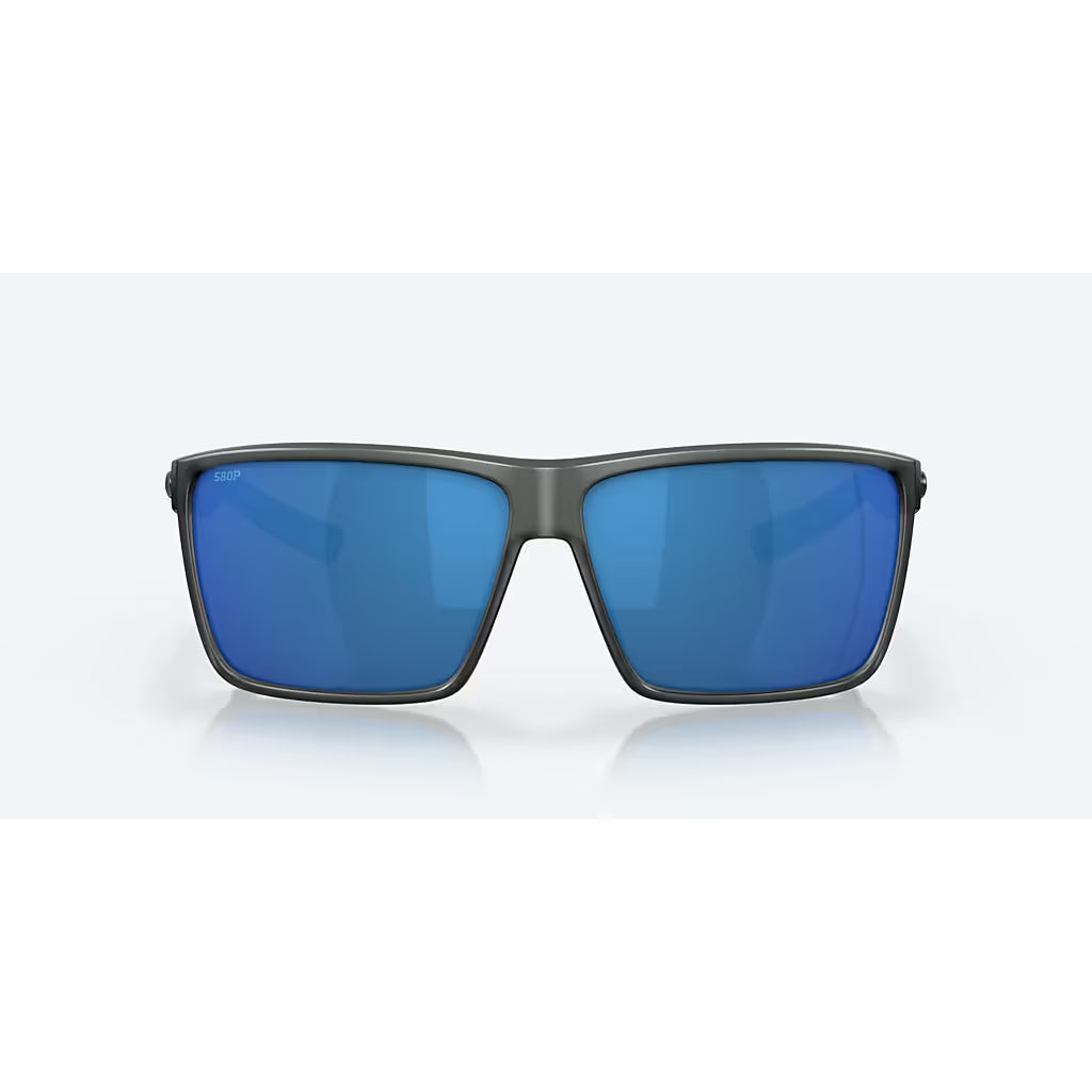 Costa Rincon Smoke Crystal with Blue Polarized Lenses RIN 156 OBMP