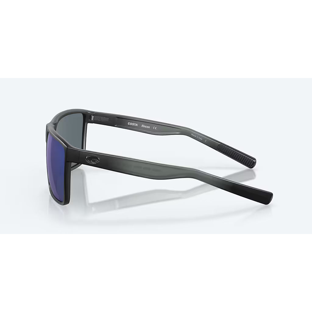 Costa Rincon Smoke Crystal with Blue Polarized Lenses RIN 156 OBMP