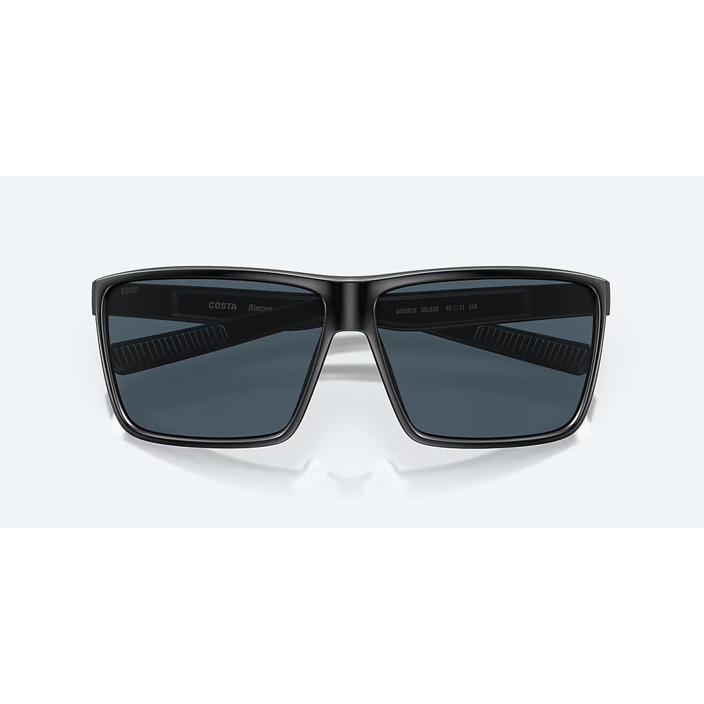 Costa Rincon Sunglasses with Matte Black Frame and Gray 580P Lenses 06S9018-90184163