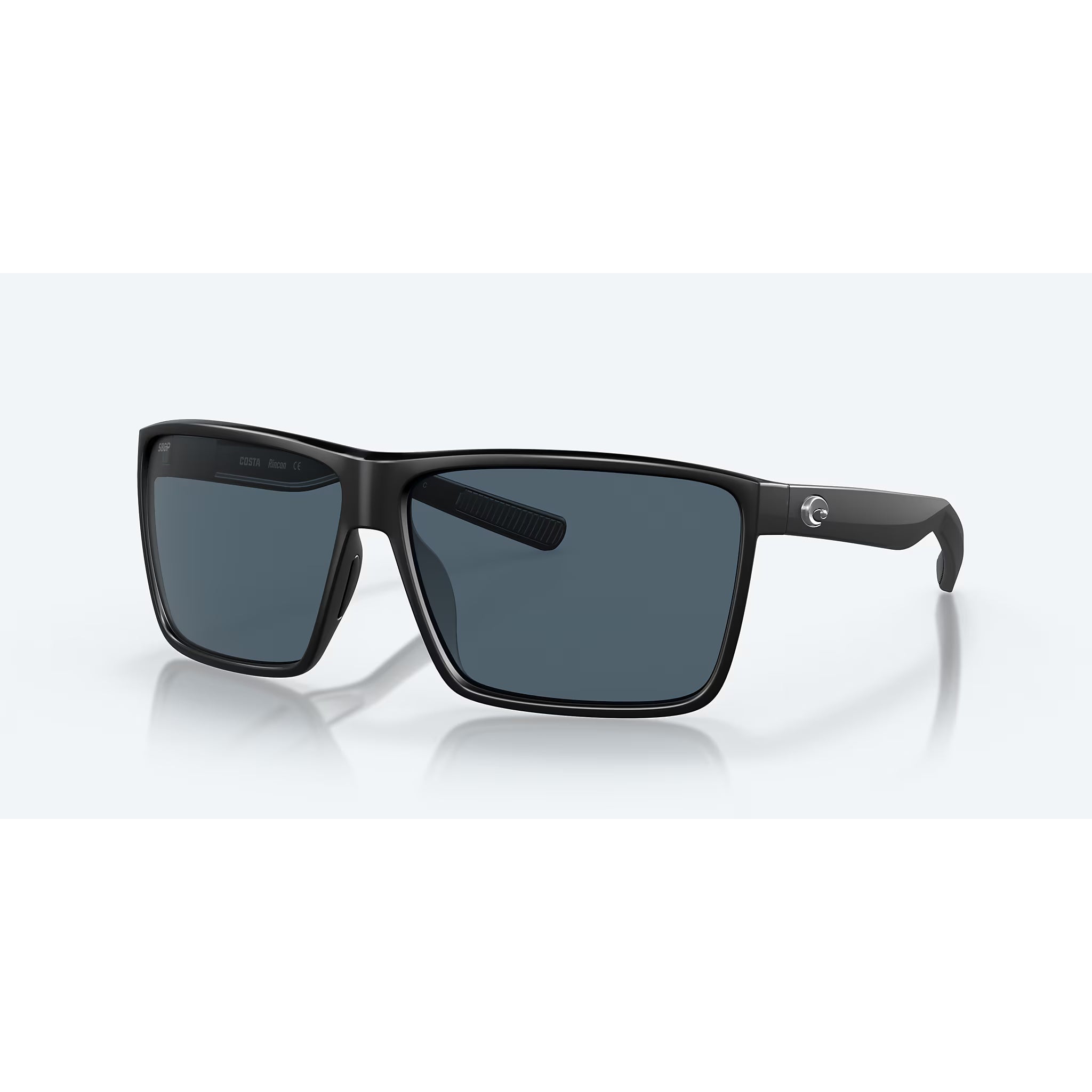 Costa Rincon Sunglasses with Matte Black Frame and Gray 580P Lenses 06S9018-90184163