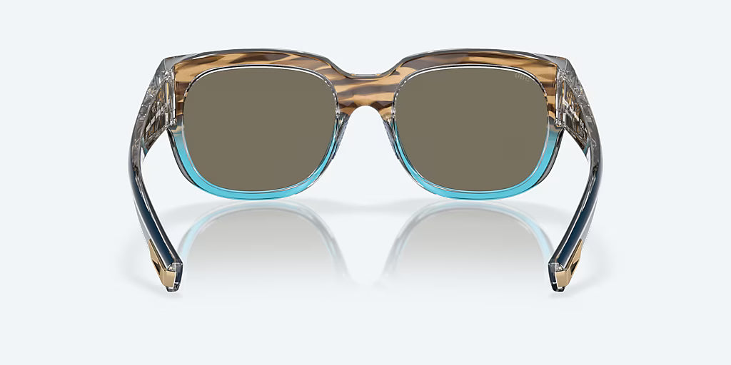Costa Waterwoman Shiny Wahoo with Blue Polarized Lenses WTW251 OBMGLP