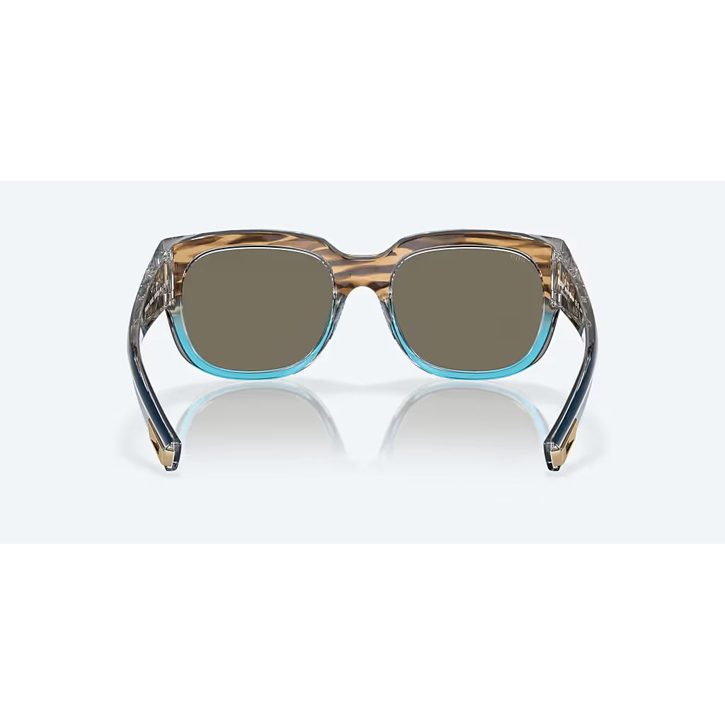 Costa Waterwoman Shiny Wahoo with Blue Polarized Lenses WTW251 OBMGLP