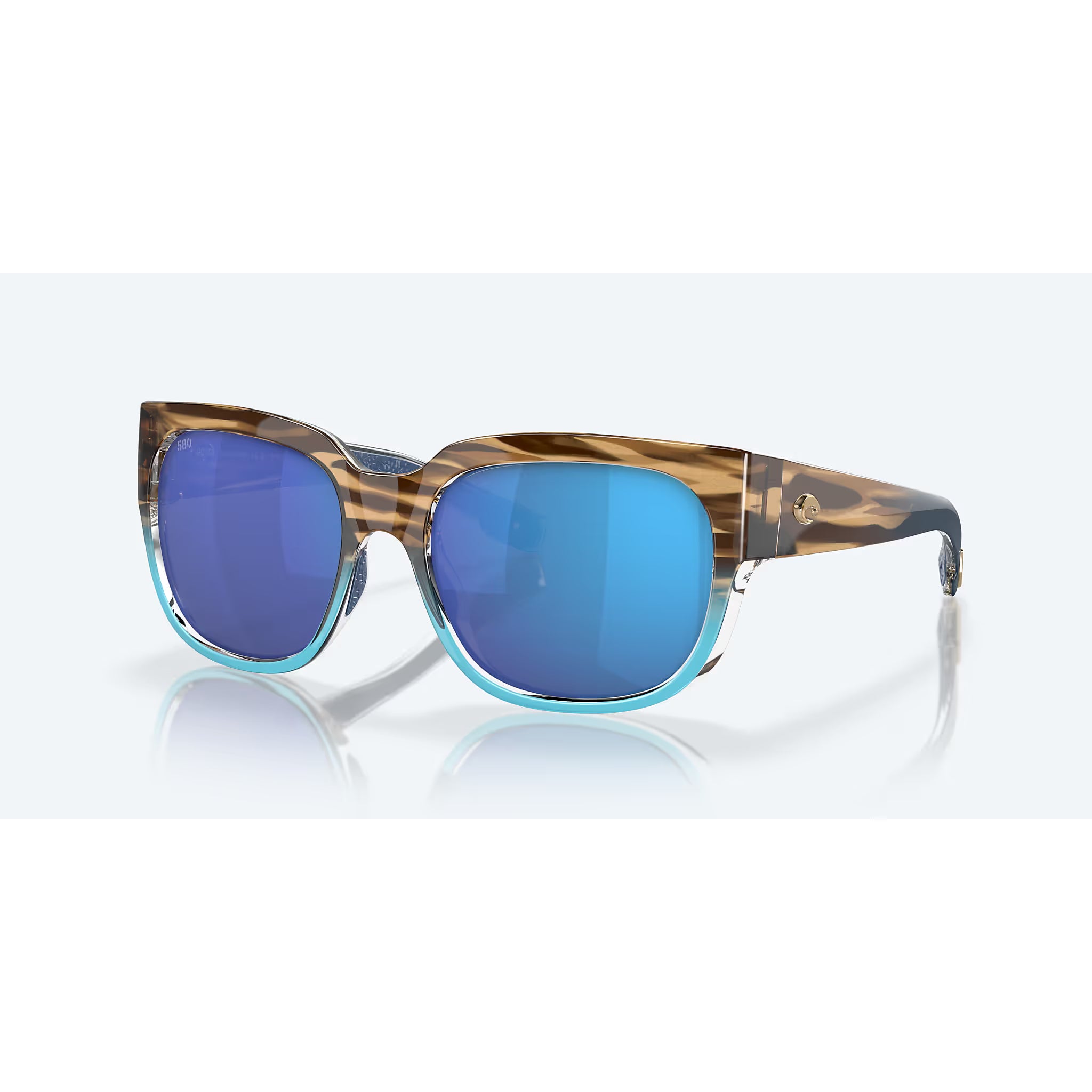 Costa Waterwoman Shiny Wahoo with Blue Polarized Lenses WTW251 OBMGLP