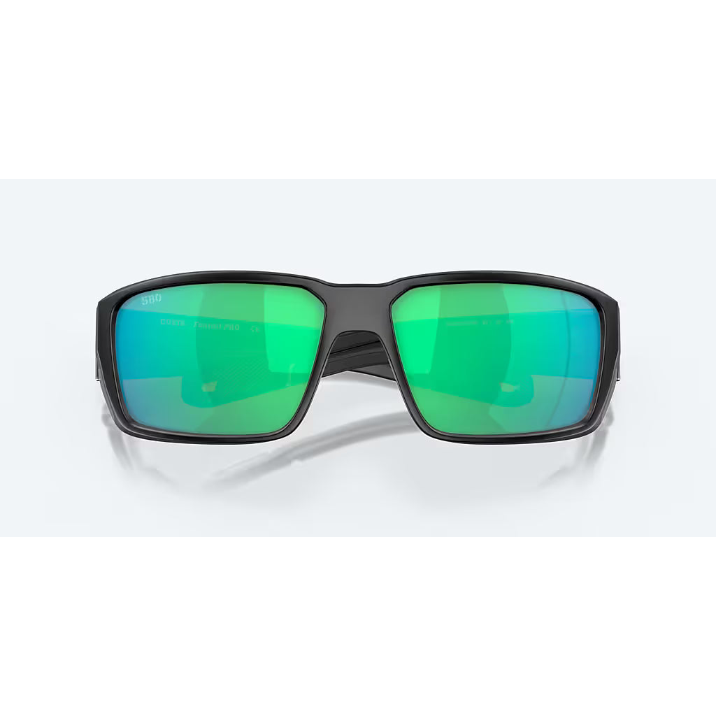 Costa Fantail Pro Matte Black with Green Polarized Lenses 06S9079