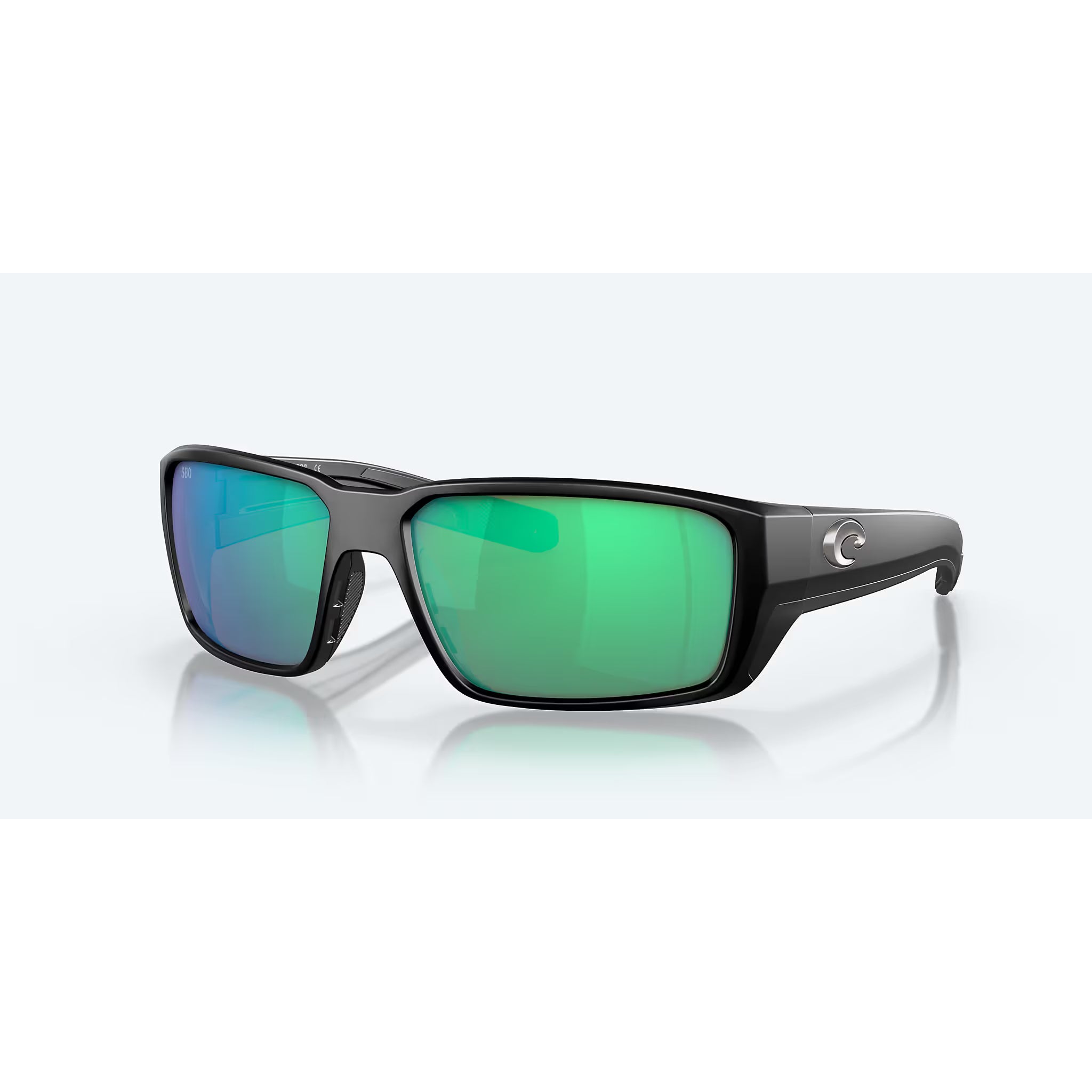 Costa Fantail Pro Matte Black with Green Polarized Lenses 06S9079