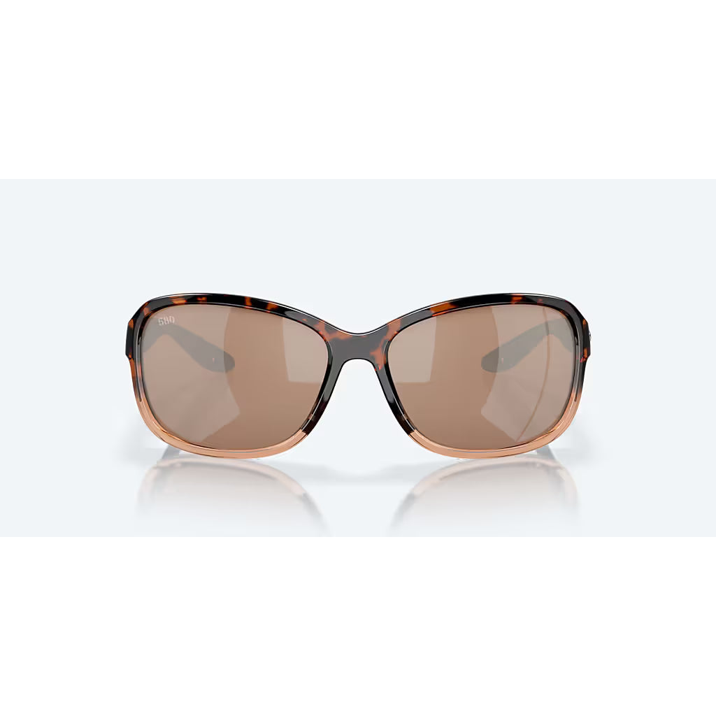 Costa Seadrift Shiny Tortoise Fade with Copper Silver Polarized Lenses 6S9114-0360