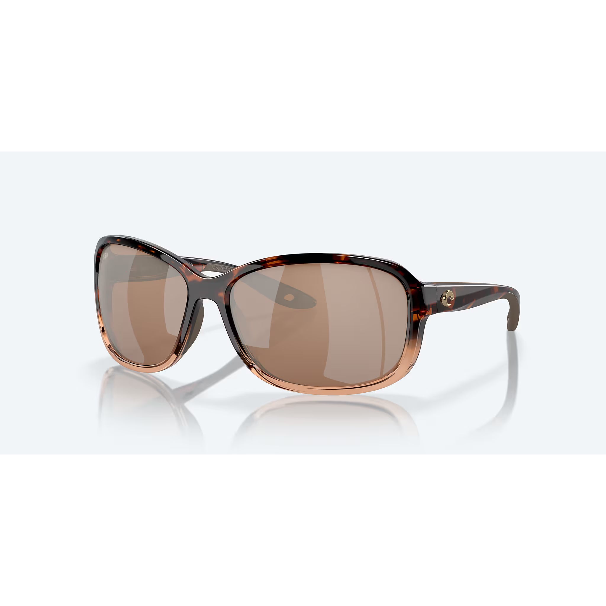 Costa Seadrift Shiny Tortoise Fade with Copper Silver Polarized Lenses 6S9114-0360