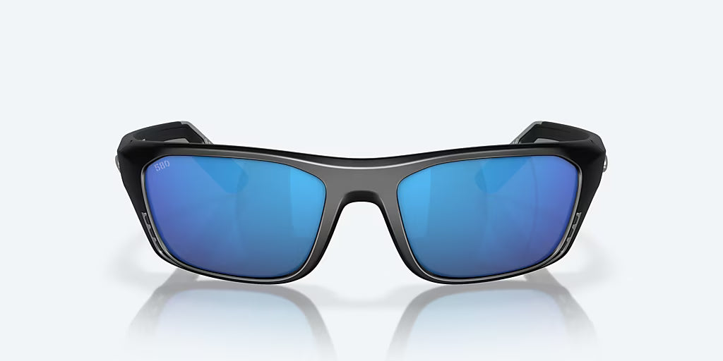 Costa Whitetip Pro Matte Black and Blue Polarized Glasses 06S9115-0838