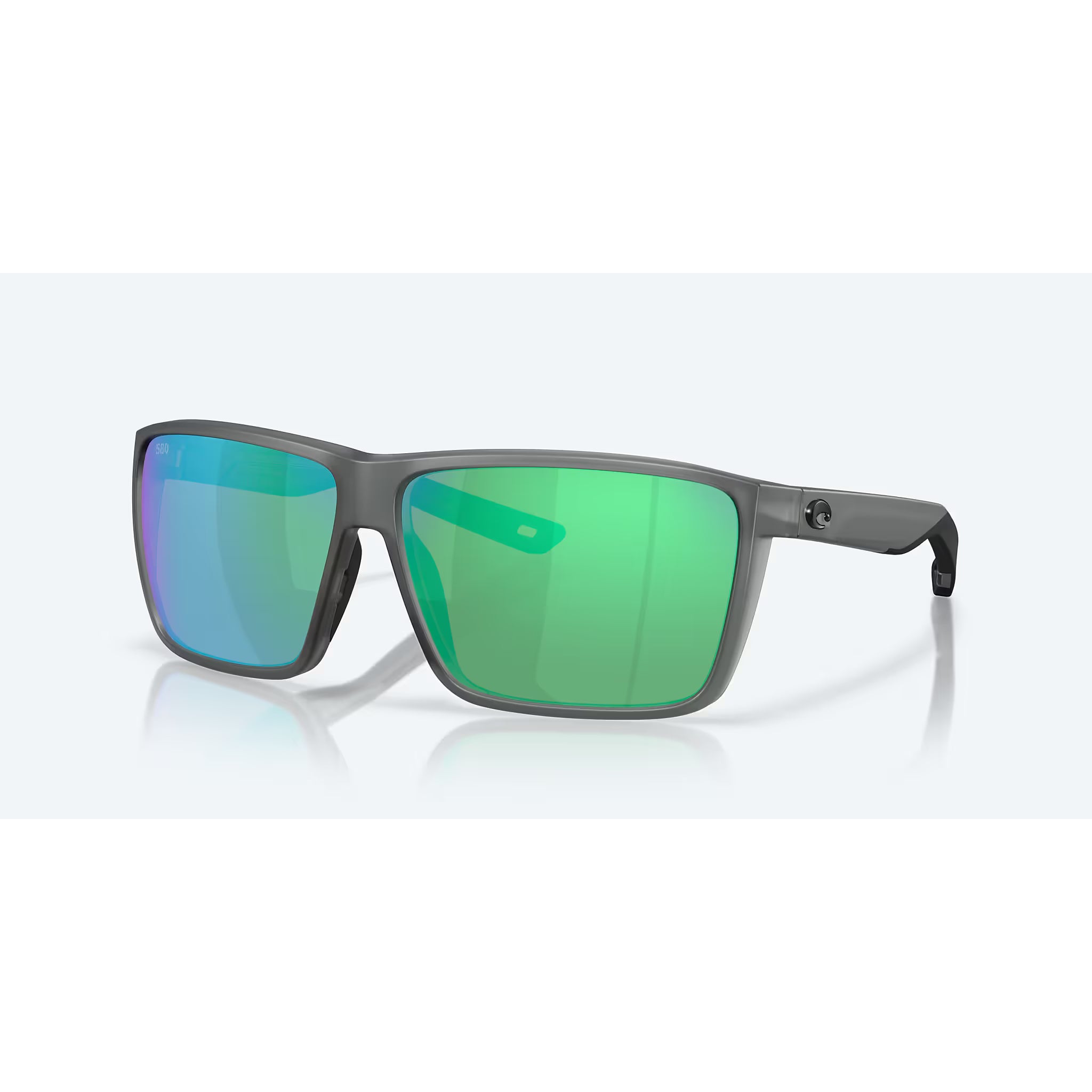 Costa Rincon II Matte Smoke Crystal with Green Polarized Lenses