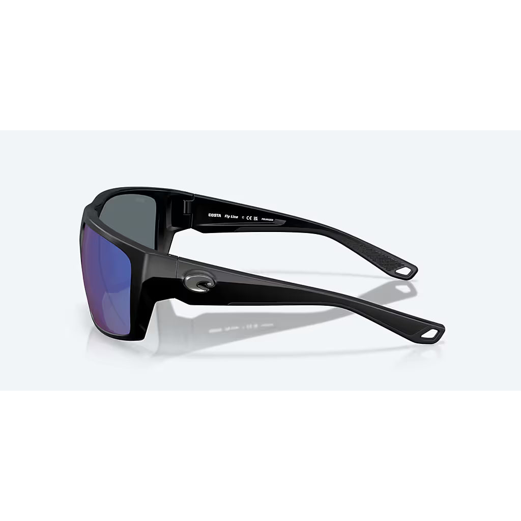 Costa Fly Line Matte Black with Blue Polarized Lenses 06S9129-91290264