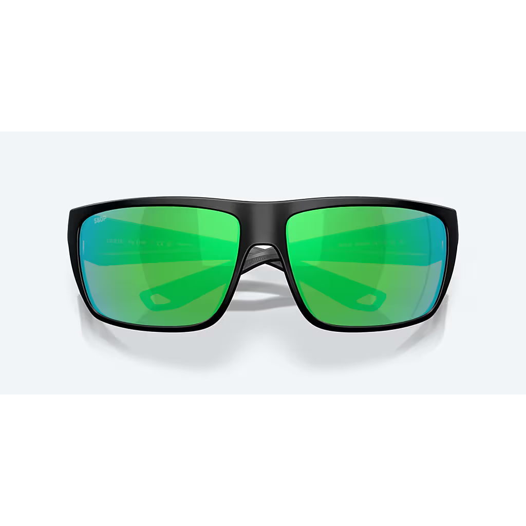 Costa Fly Line Matte Black With Green Polarized Lenses 06S9129-BLK