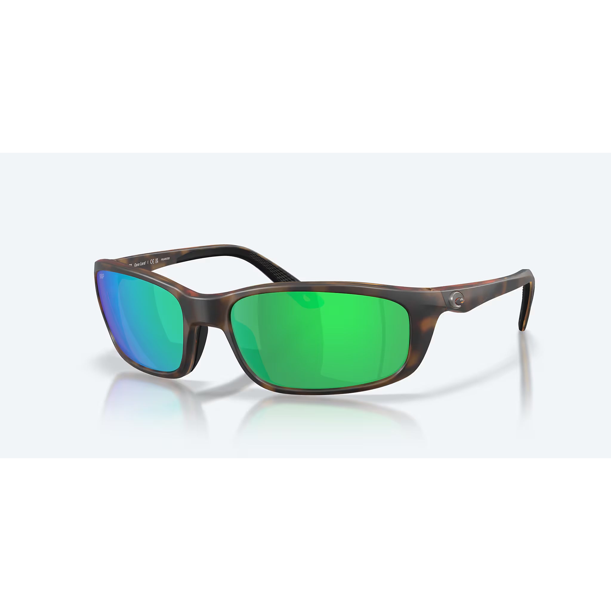 Costa Brine II Matte Tortoise with Green Polarized Lenses 06S9134-9134