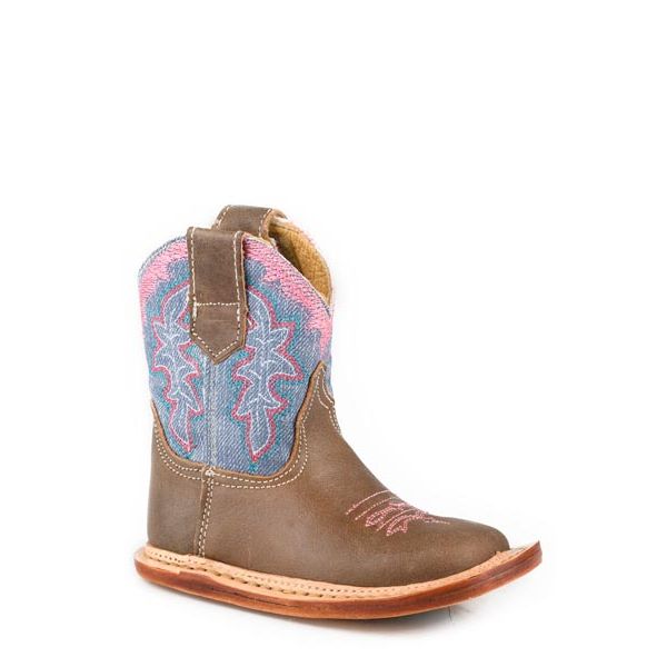 Girl's Infant Roper Square Toe Multicolor Boot 09-016-7912-8694