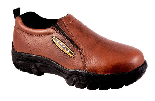 Men's Roper Performance Slip On Bay Brown Tumbled Leather 09-020-0601-0206BR