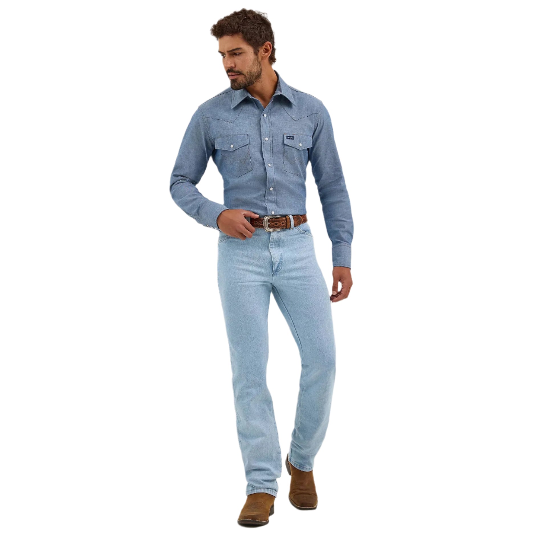 Wrangler Men's Cowboy Cut Jean Slim Fit (40x32 Bleach) Wrangler Men's Cowboy Cut Jean Slim Fit (40x32 Bleach)