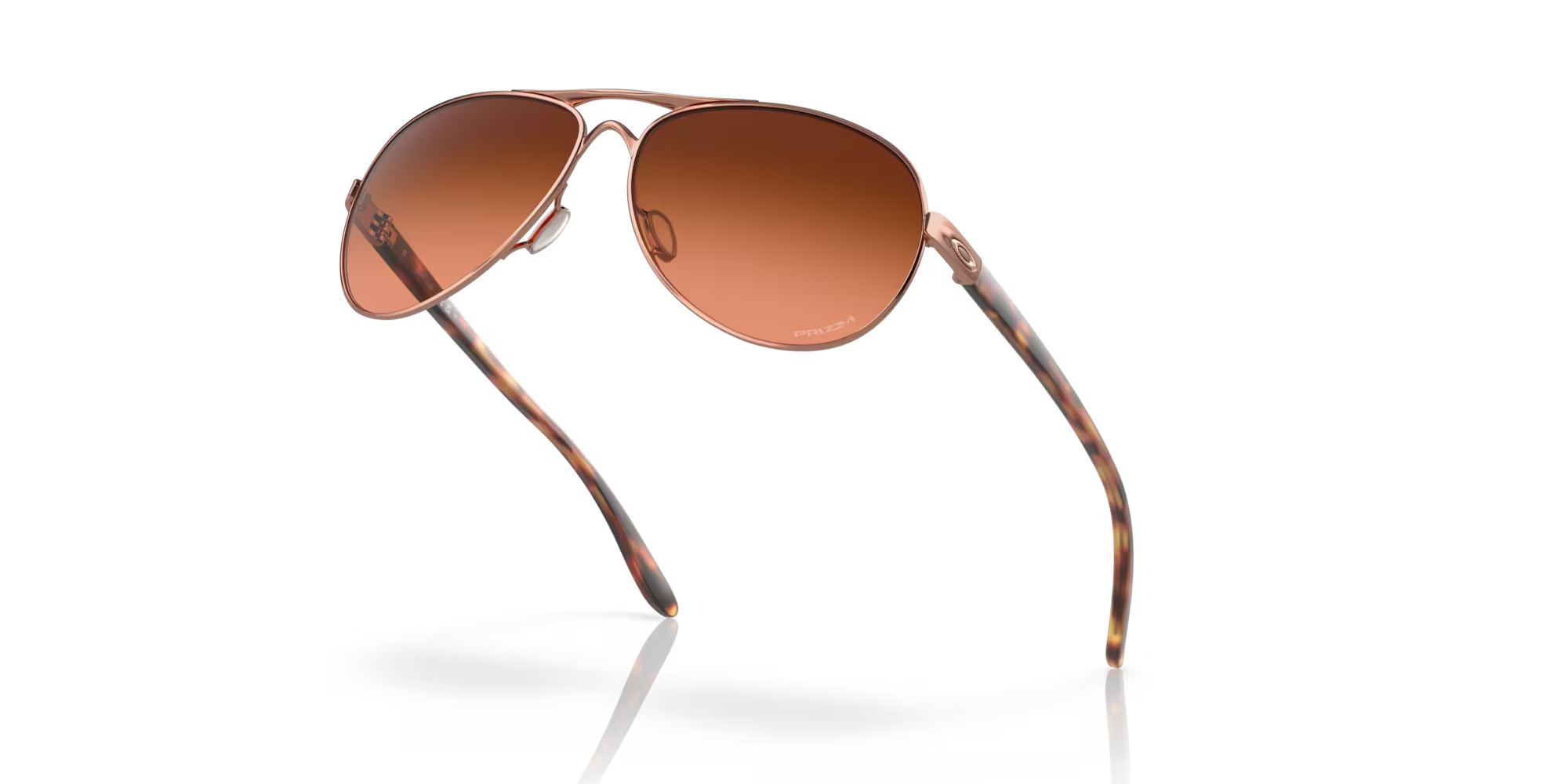Oakley Feedback Rose Gold Frame with Brown Gradient Lenses OO4079-4659