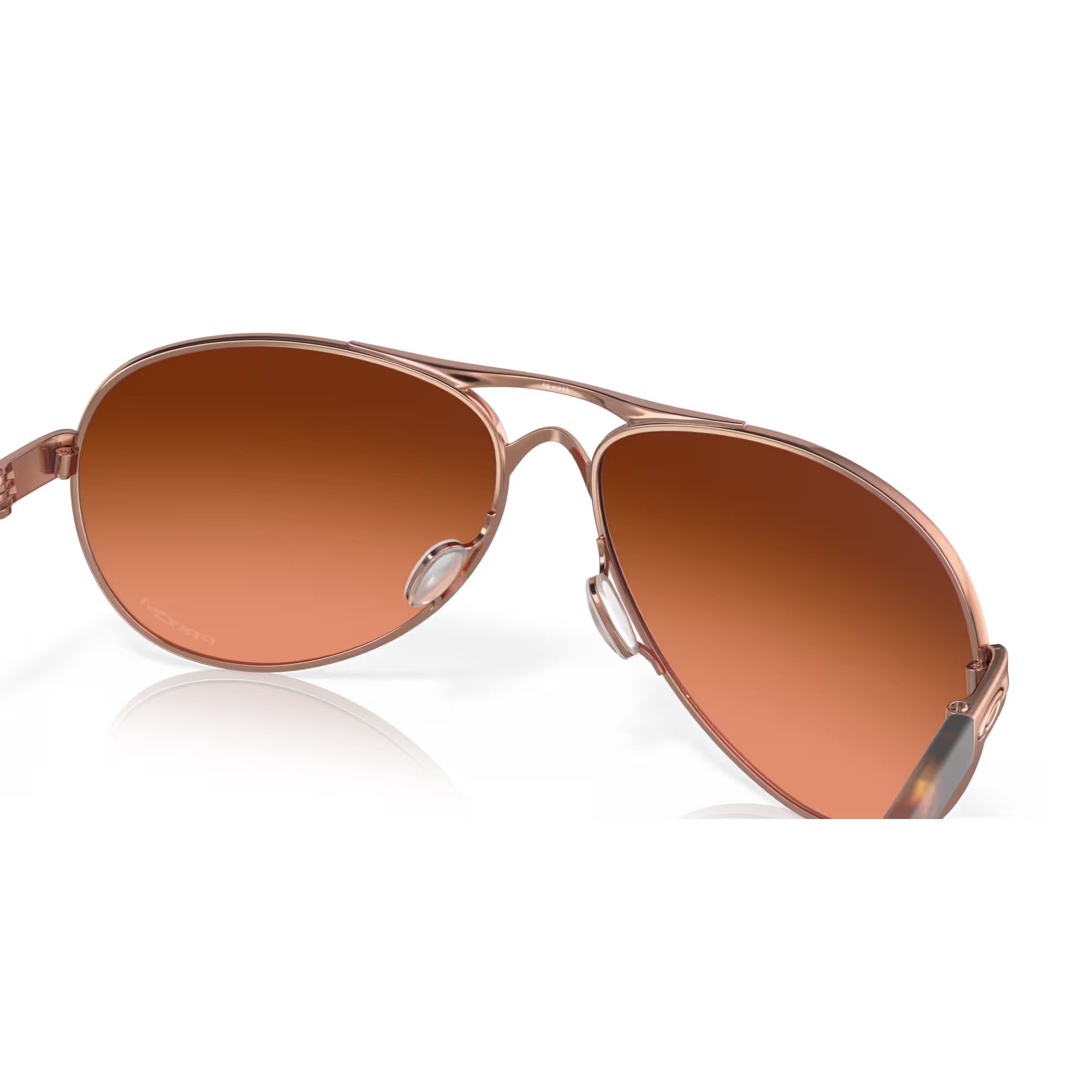 Oakley Feedback Rose Gold Frame with Brown Gradient Lenses OO4079-4659