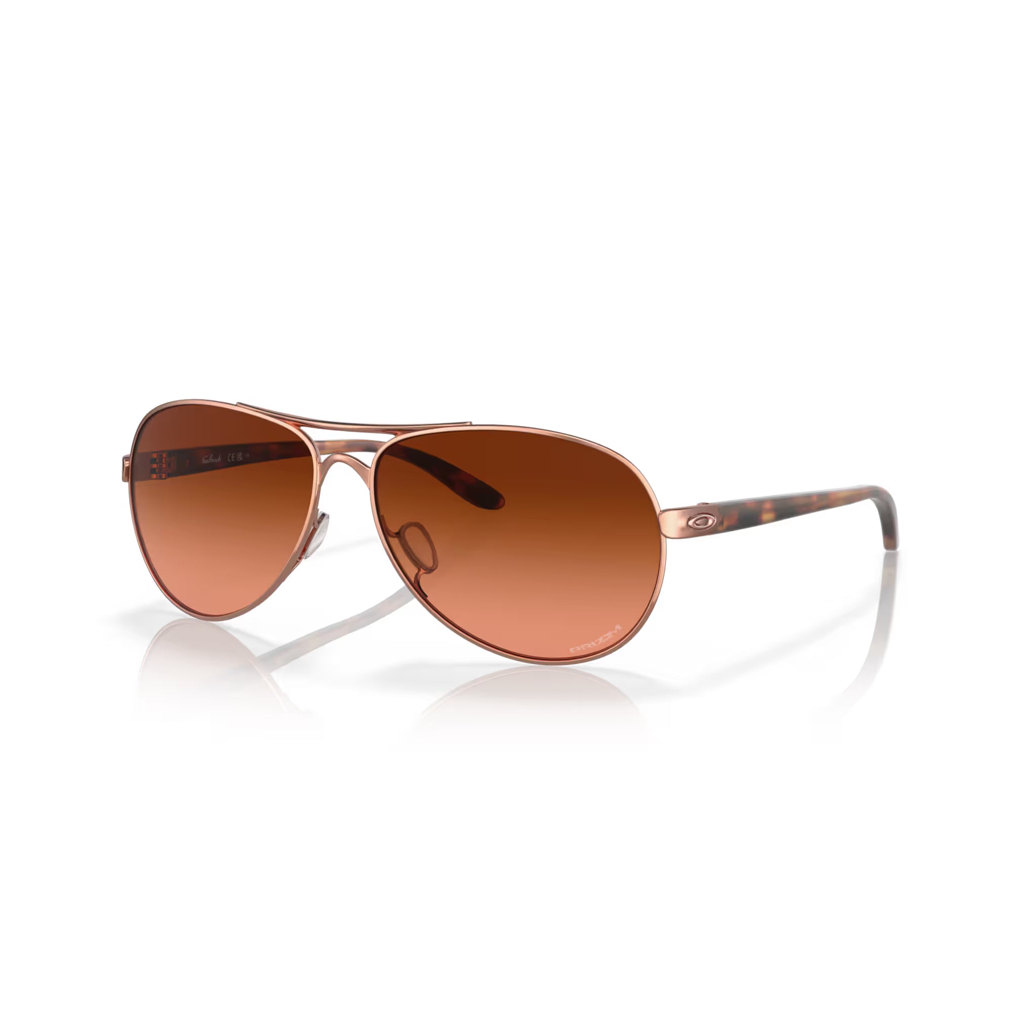 Oakley Feedback Rose Gold Frame with Brown Gradient Lenses OO4079-4659