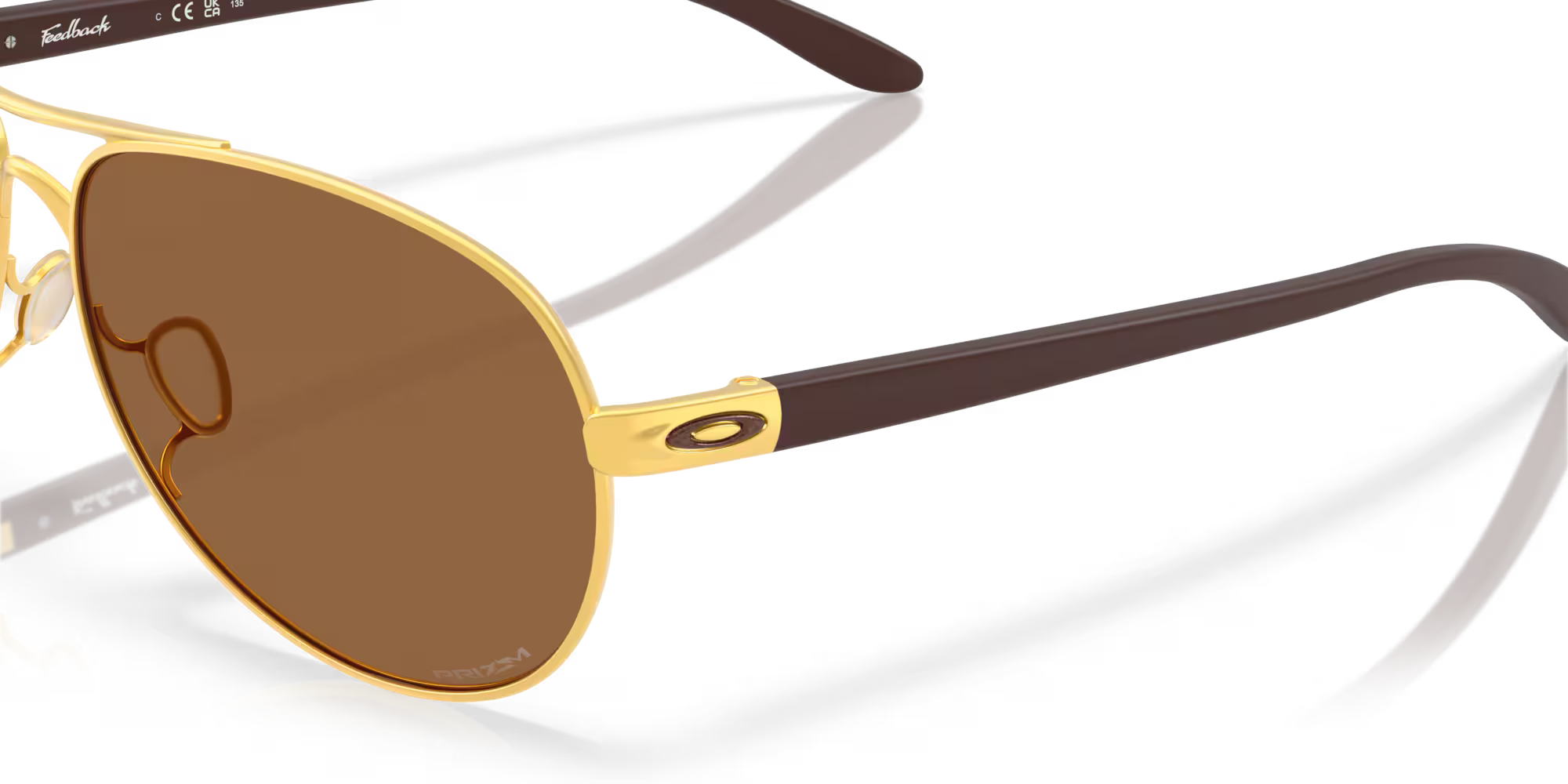 Oakley Feedback Satin Gold Frame with Prizm Bronze Lenses 0OO4079-40795159