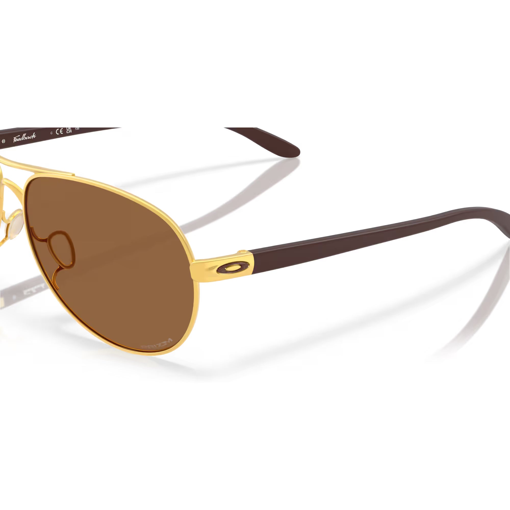 Oakley Feedback Satin Gold Frame with Prizm Bronze Lenses 0OO4079-40795159
