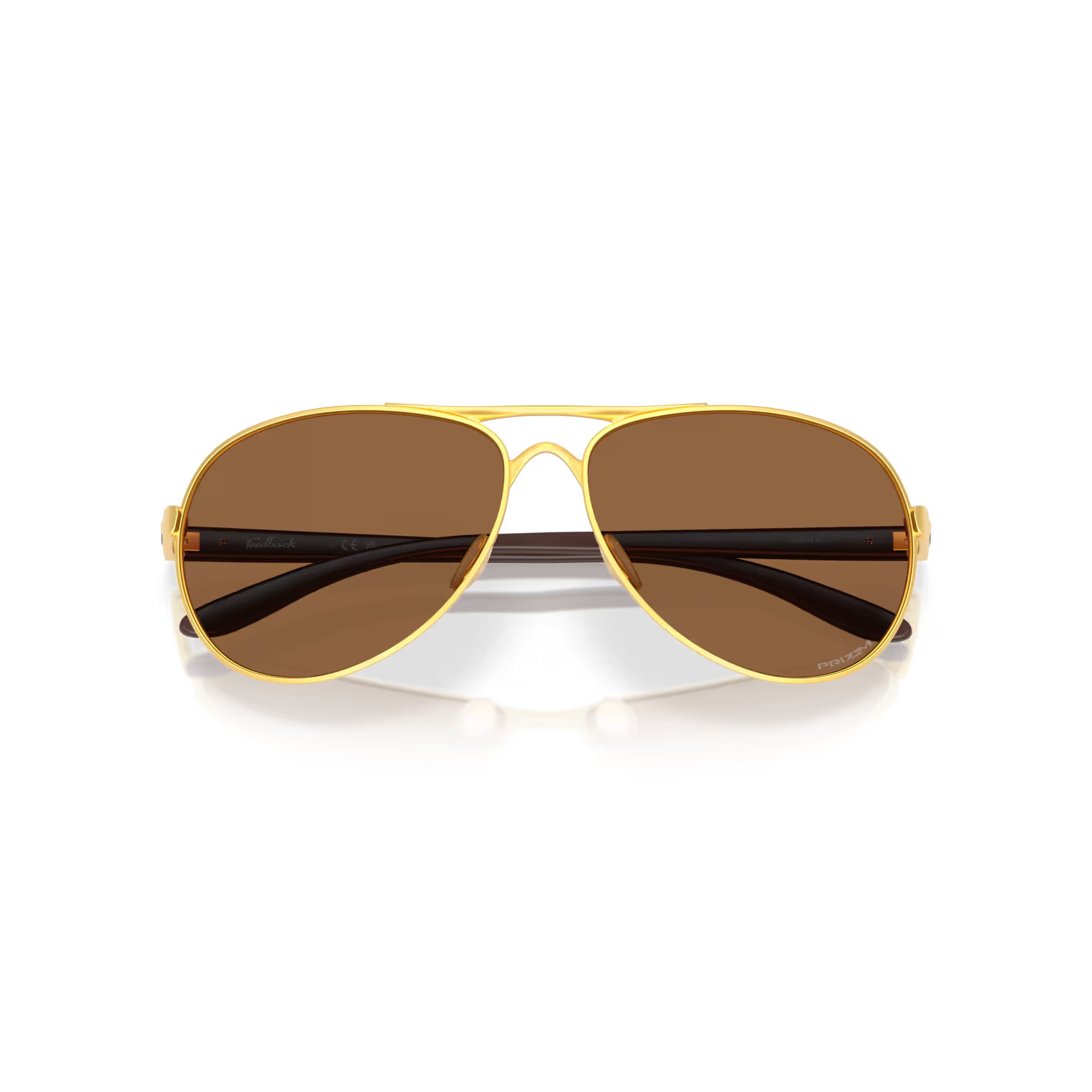 Oakley Feedback Satin Gold Frame with Prizm Bronze Lenses 0OO4079-40795159