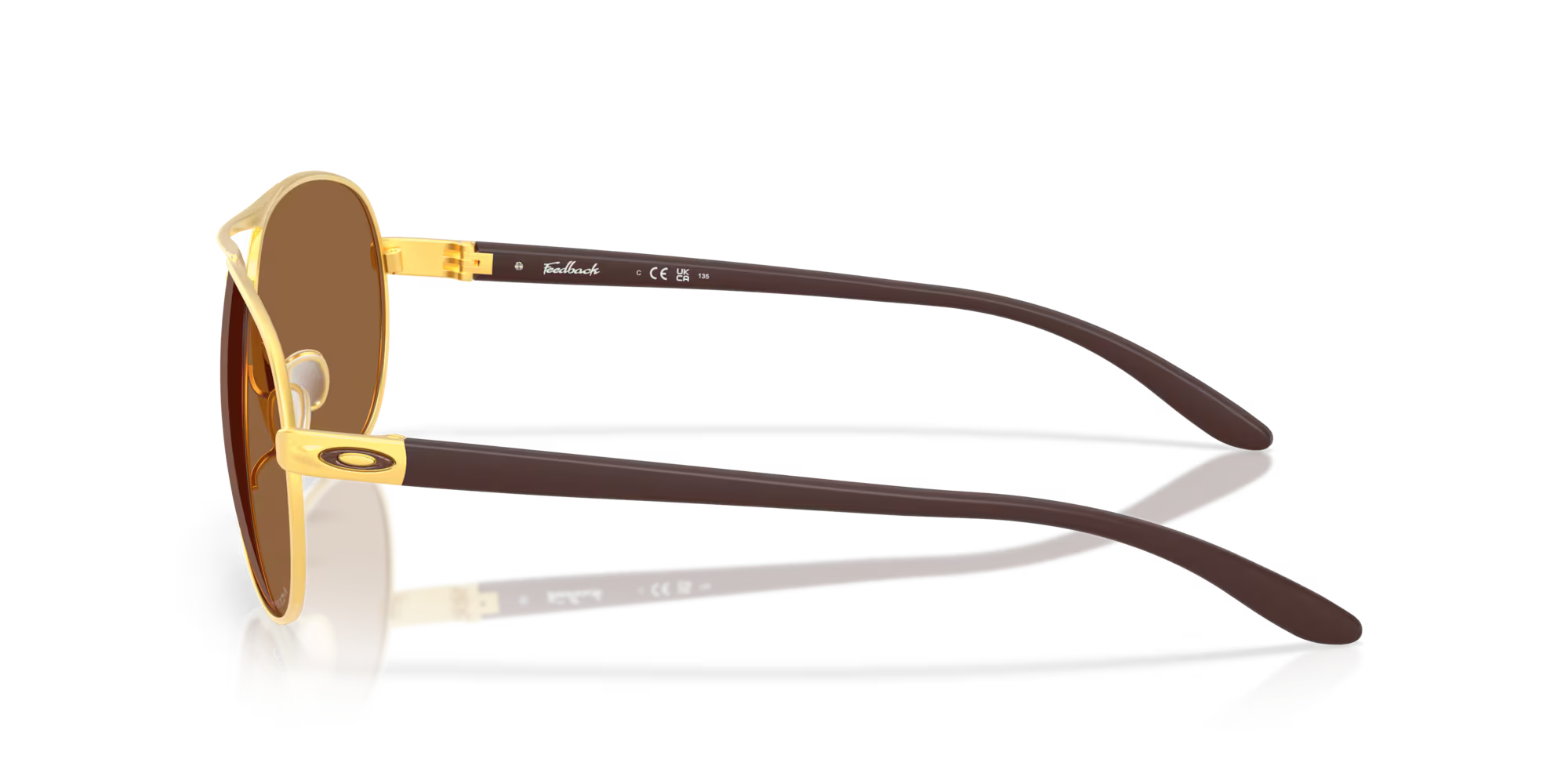 Oakley Feedback Satin Gold Frame with Prizm Bronze Lenses 0OO4079-40795159