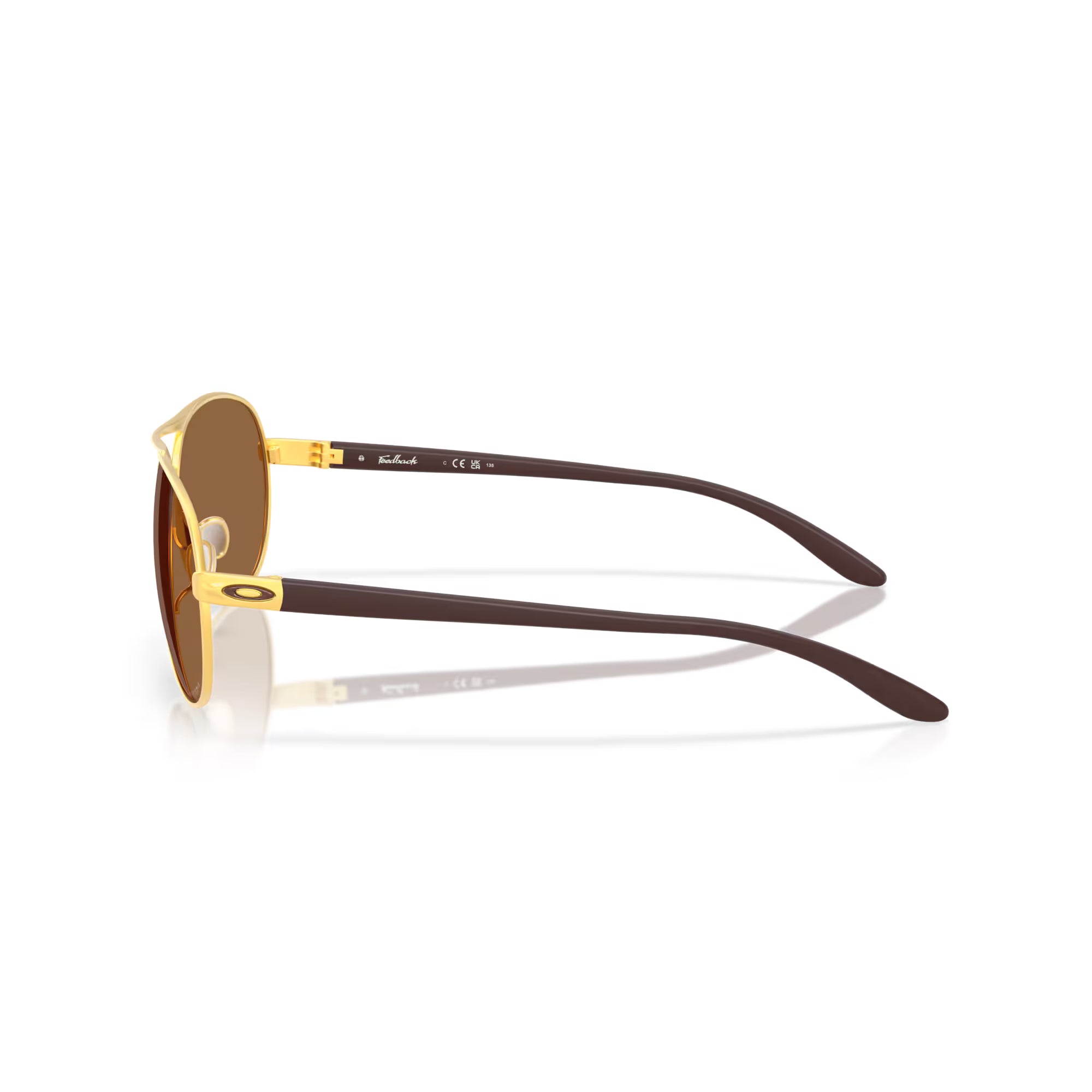 Oakley Feedback Satin Gold Frame with Prizm Bronze Lenses 0OO4079-40795159