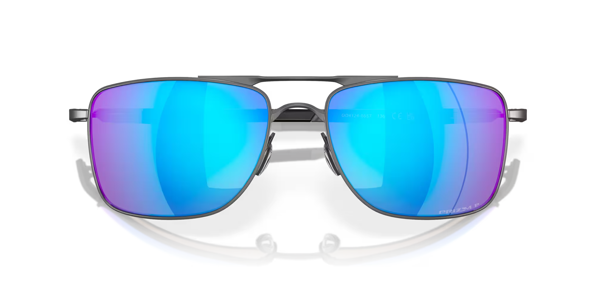 Oakley Gauge 8 Matte Gunmetal Frame with Prizm Sapphire Polarized Lenses OO4124-06