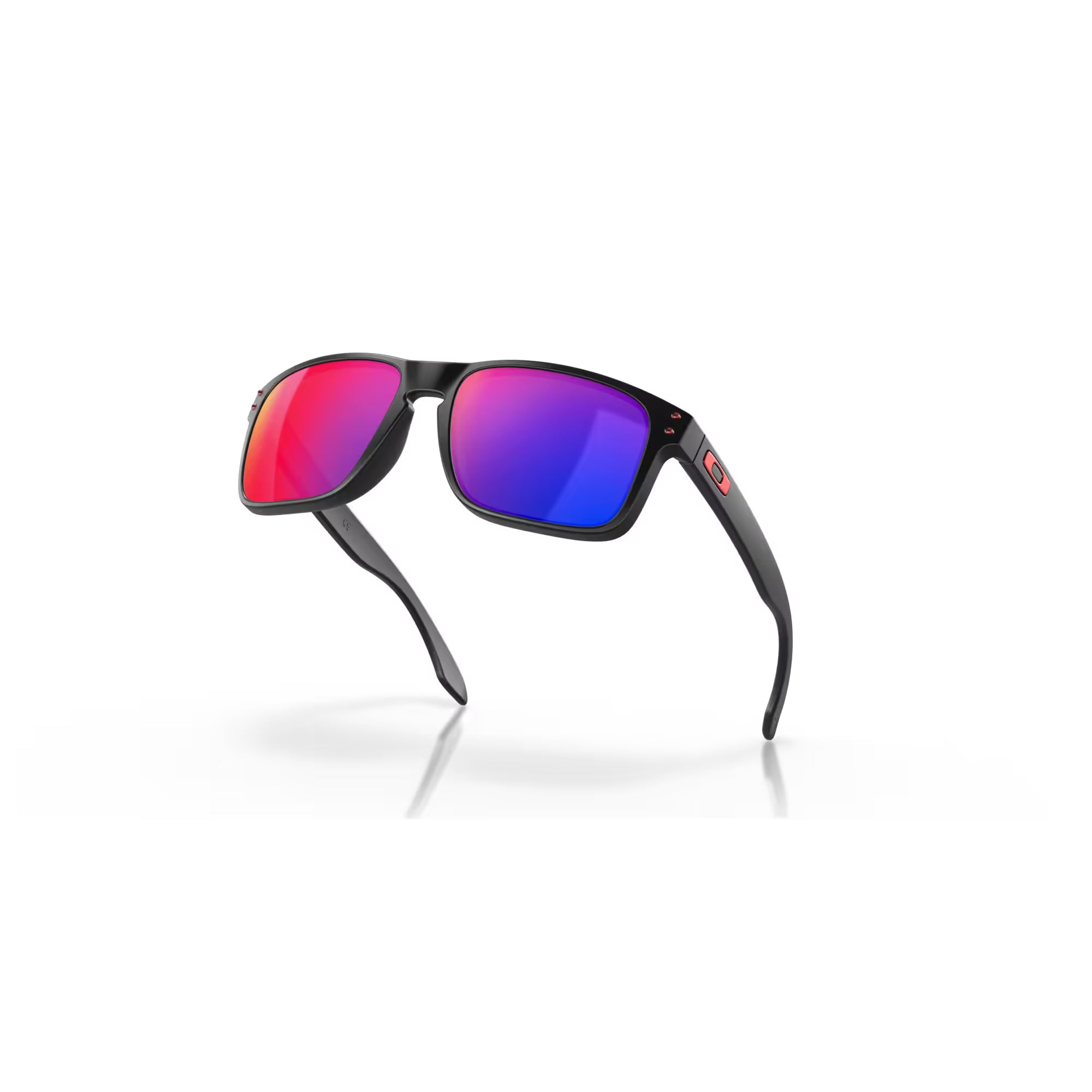 Oakley Holbrook Matte Black Frame with red Iridium Lenses OO9102-36