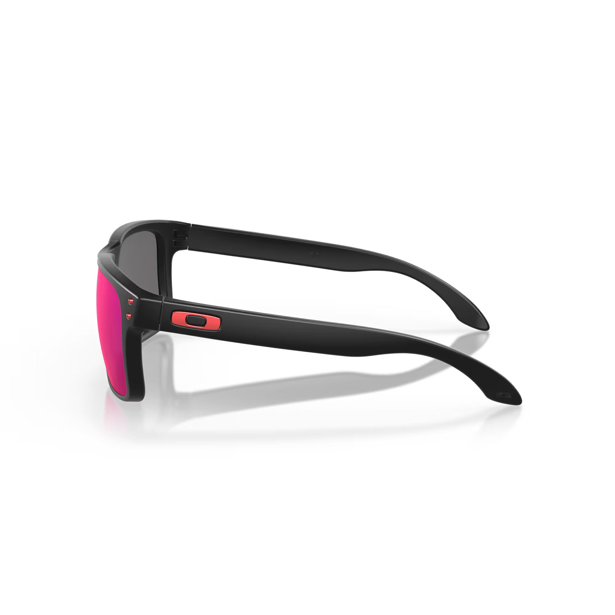 Oakley Holbrook Matte Black Frame with red Iridium Lenses OO9102-36