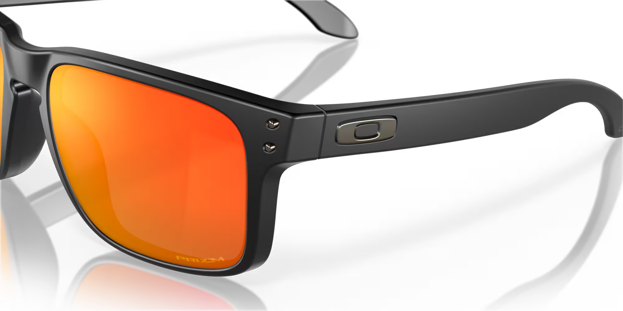 Oakley Holbrook Matte Black Frame with Prizm Ruby Lenses OO9102-E255