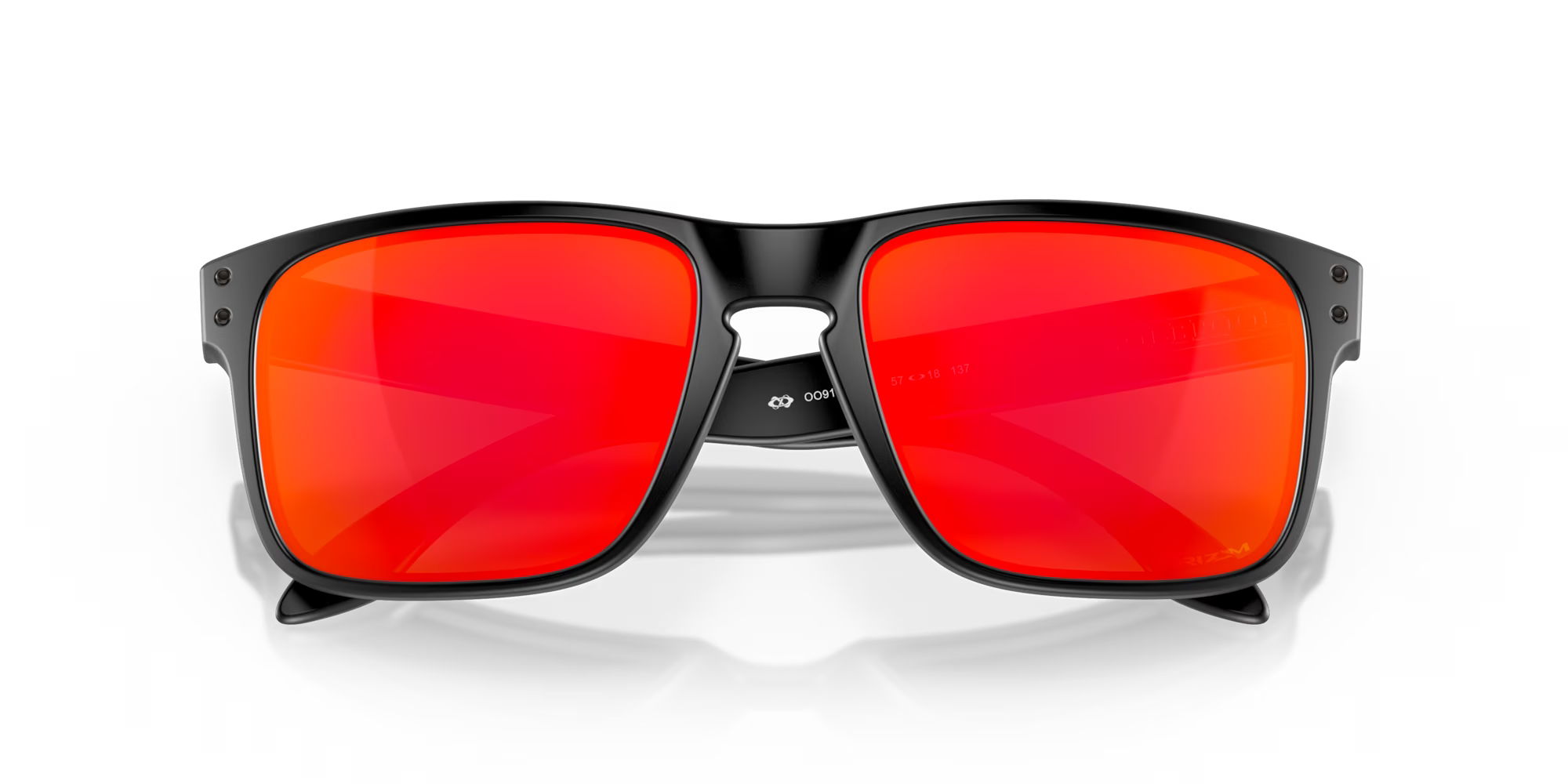 Oakley Holbrook Matte Black Frame with Prizm Ruby Lenses OO9102-E255