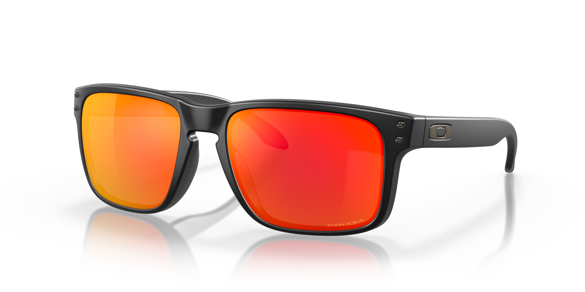 Oakley Holbrook Matte Black Frame with Prizm Ruby Lenses OO9102-E255