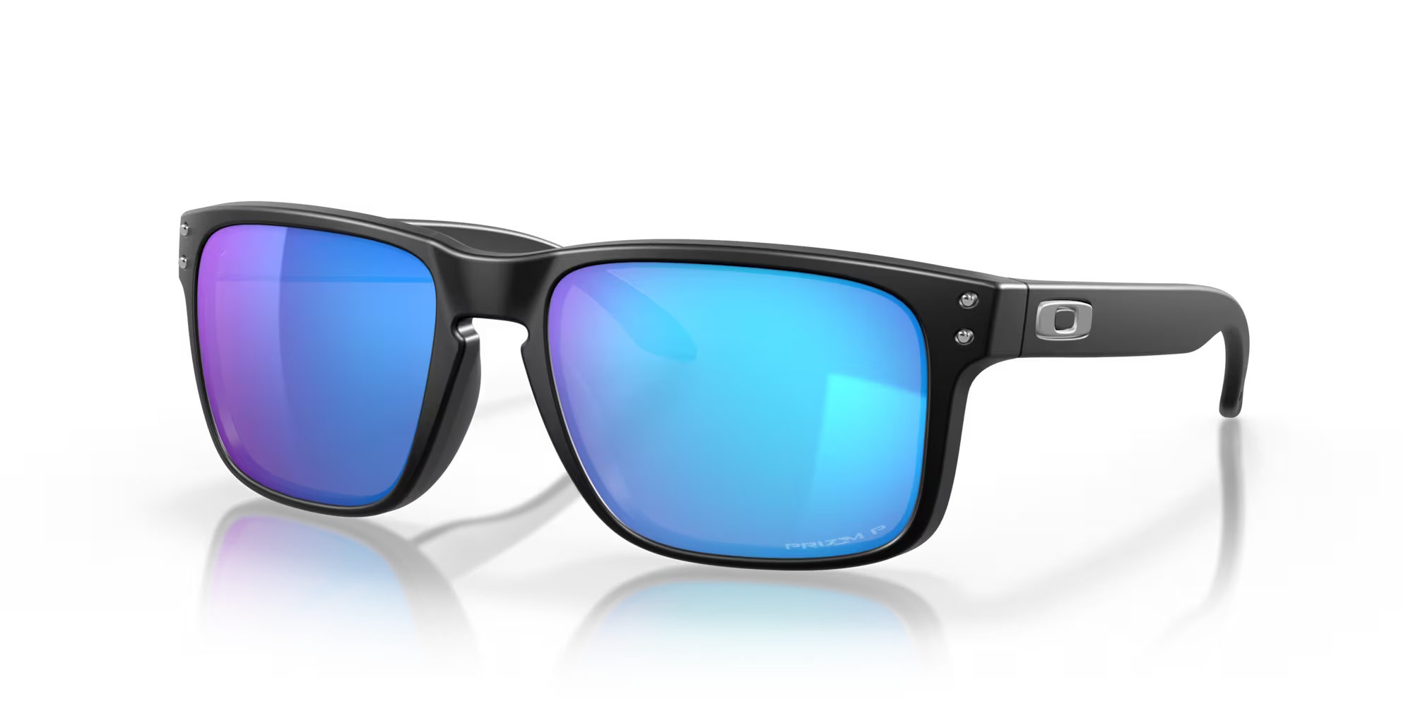 Oakley Holbrook Matte Black Frame with Prizm Sapphire Polarized Lenses 0OO9102-F055