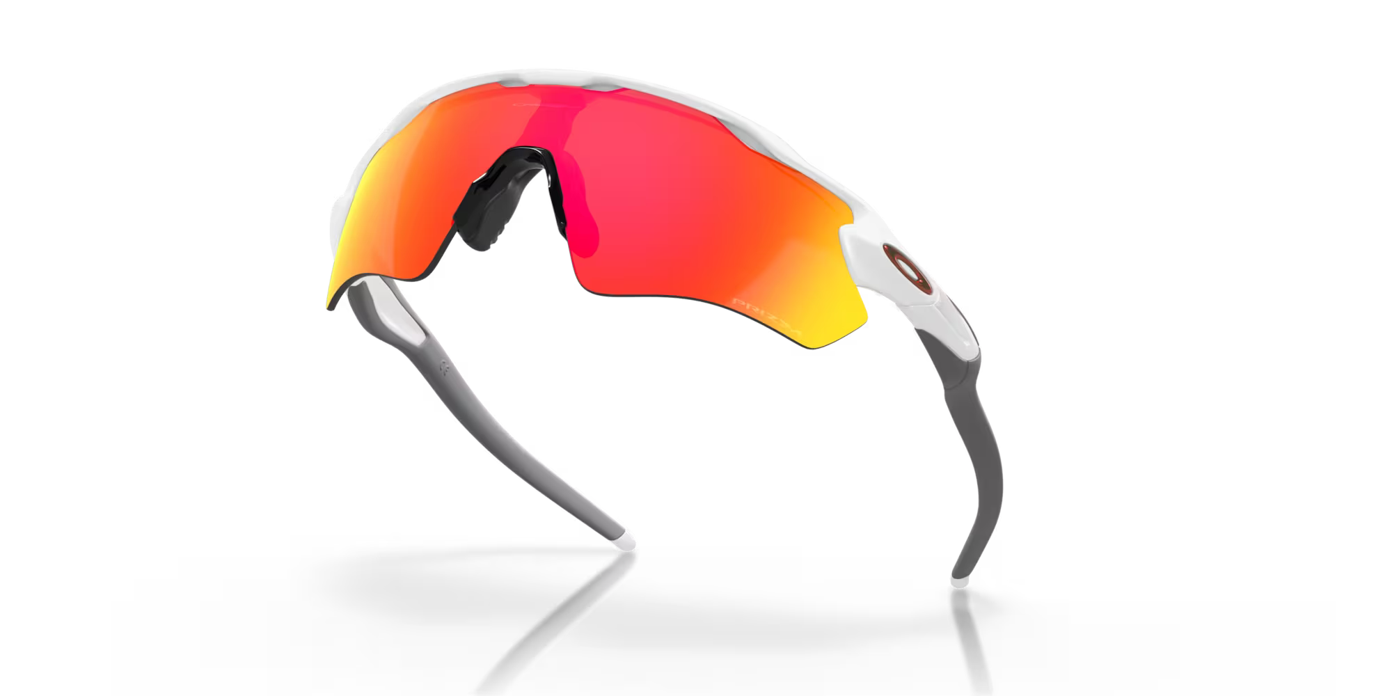 Oakley Radar EV Path Polished White Frame with Prizm Ruby Lenses OO9208-7238
